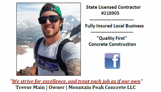 Trevor Main Concrete Contractor